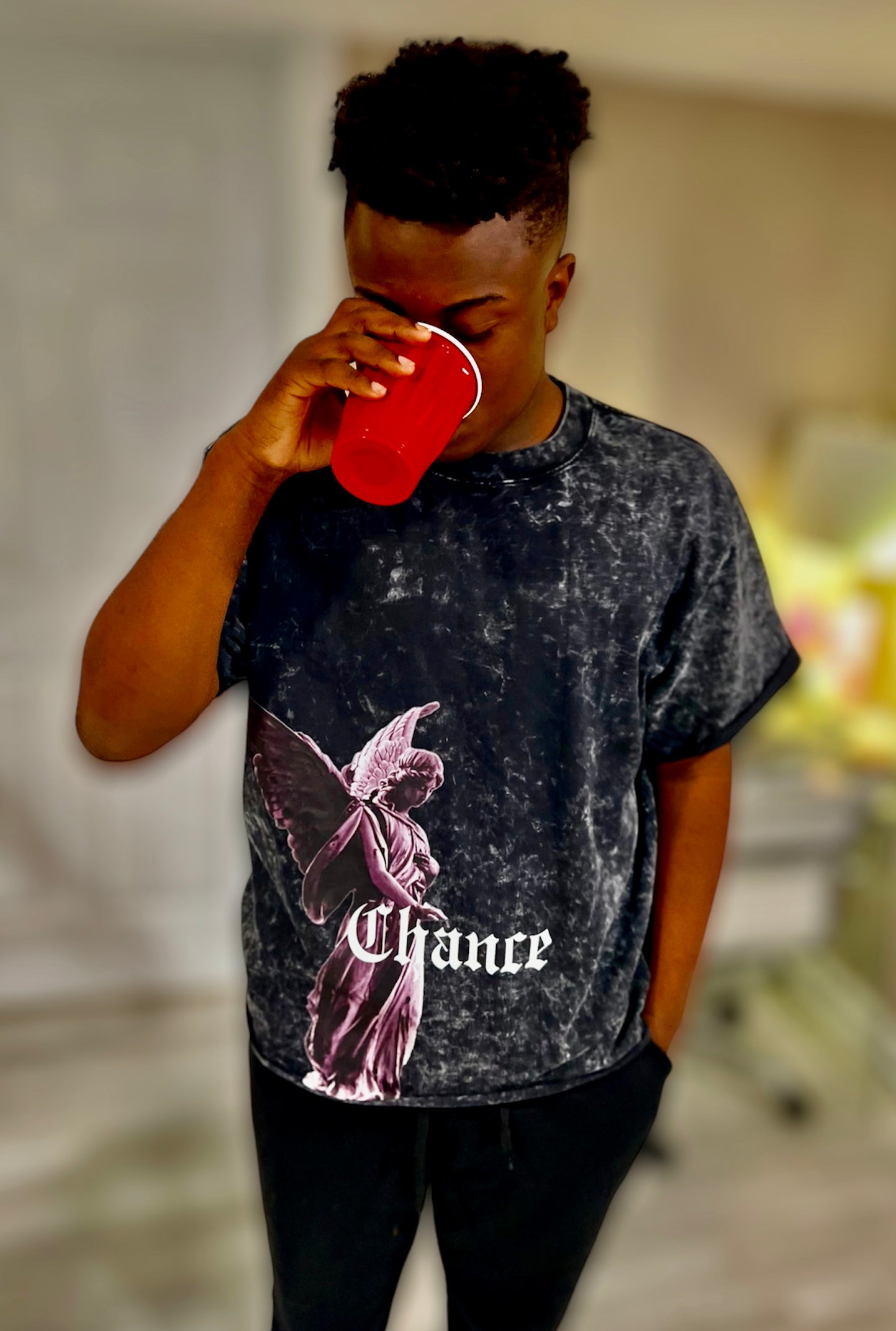 Old English Angel T Shirt